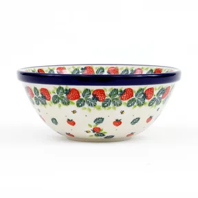 Miska ceramiczna 058 h-7,5cm <br> 2709X Truskawki
